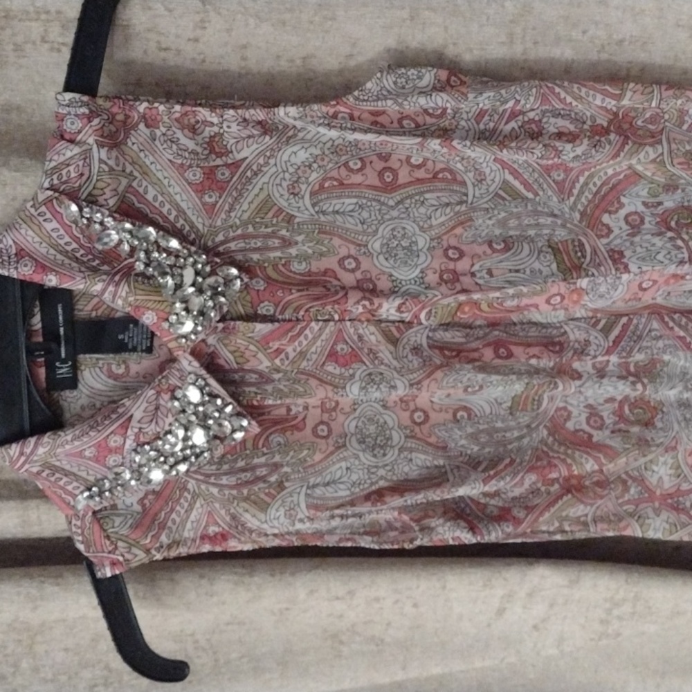 INC women's small sleeveless blouse
